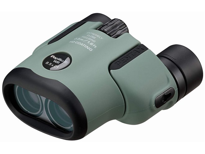 ペンタックス、最短50cmの近距離観察に対応する防滴構造の双眼鏡