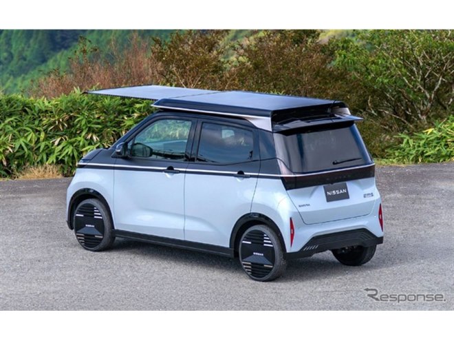 充電設備なくても永遠に使えちゃう？」日産が開発中の“伸びる”EV用