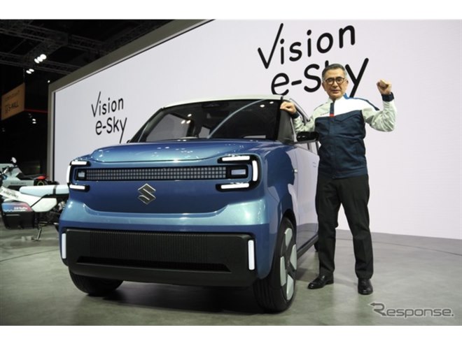 スズキ鈴木社長「ワクワクのアンサー！」…ジャパンモビリティショー