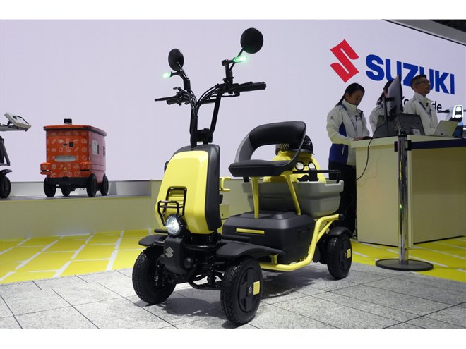 スズキが新型軽BEVや電動レジャーバイクのコンセプトモデルを出展