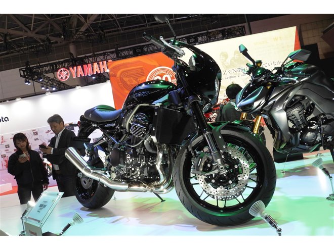 カワサキは「W」シリーズの60周年記念展示を実施 「Z900RS」の大幅改良