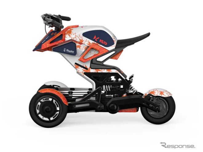 F1ドライバー角田裕毅モデルの3輪電動バイク「Sparrow Tsunoda Edition