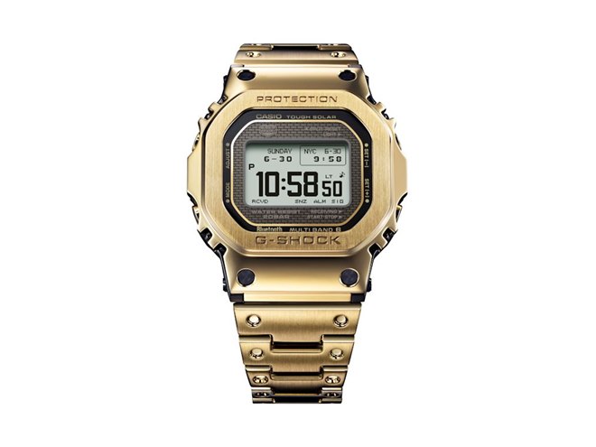 カシオ、フルメタルG-SHOCK初のMIP液晶搭載モデル「GMW-BZ5000」3機種