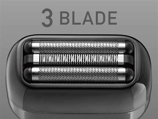 コイズミ、シームレスデザインを採用したUSB充電式メンズシェーバー4