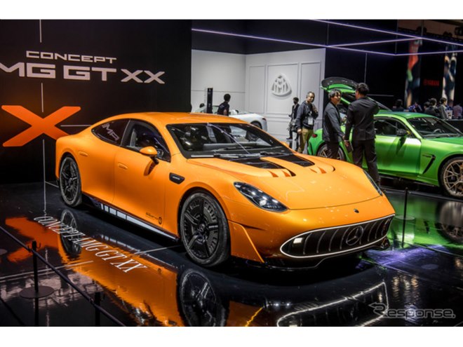 5分で400km分を充電！ メルセデス、未来の4ドアスポーツカー『AMG GT