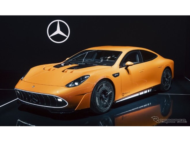 5分で400km分を充電！ メルセデス、未来の4ドアスポーツカー『AMG GT