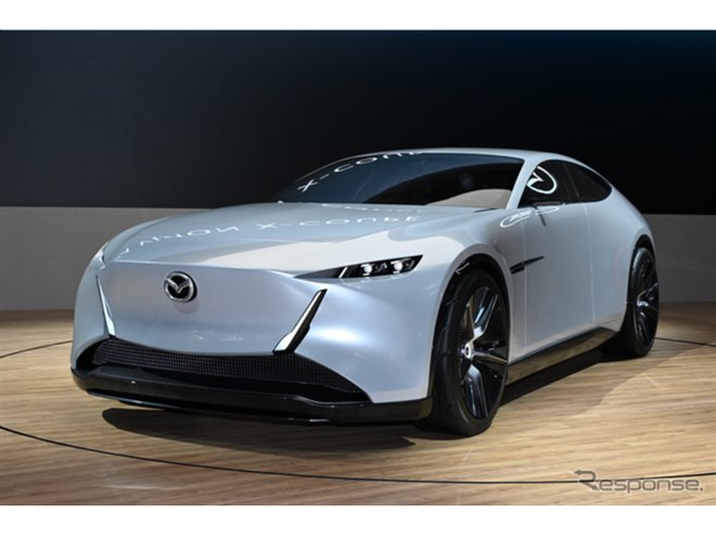息を呑むような美しさ」マツダ『VISION X-COUPE』に熱視線！ 新時代の