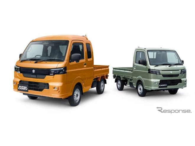 スズキ『キャリイ』『スーパーキャリイ』、フロントと内装デザイン一新