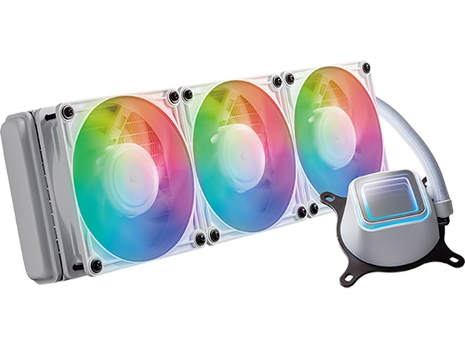 玄人志向、簡易水冷CPUクーラー「KURO-AIOWC/V2シリーズ」にホワイト