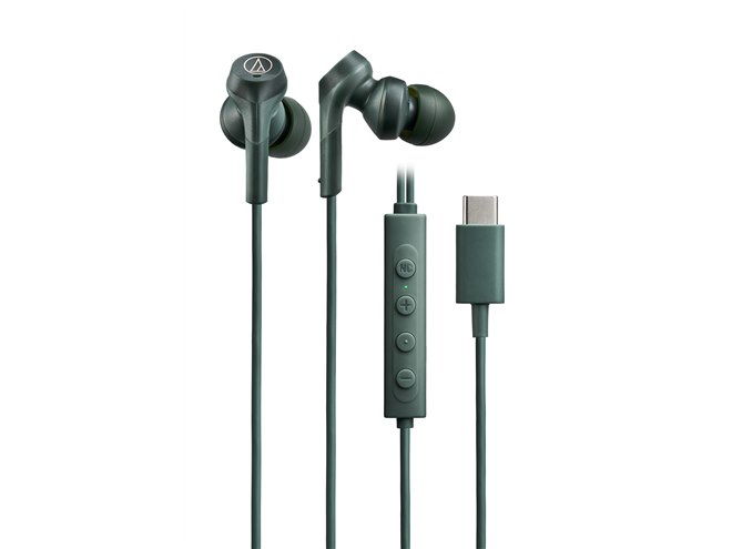 オーテク、ノイキャン搭載搭載したUSB Type-C接続イヤホン「ATH