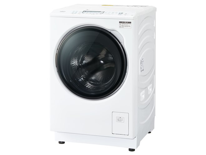 AQUA、奥行スリム化やスクエアデザインを採用したドラム式洗濯乾燥機