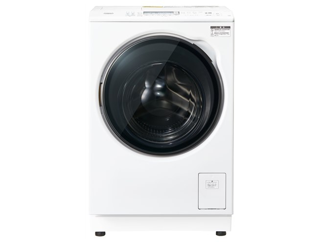 AQUA、奥行スリム化やスクエアデザインを採用したドラム式洗濯乾燥機