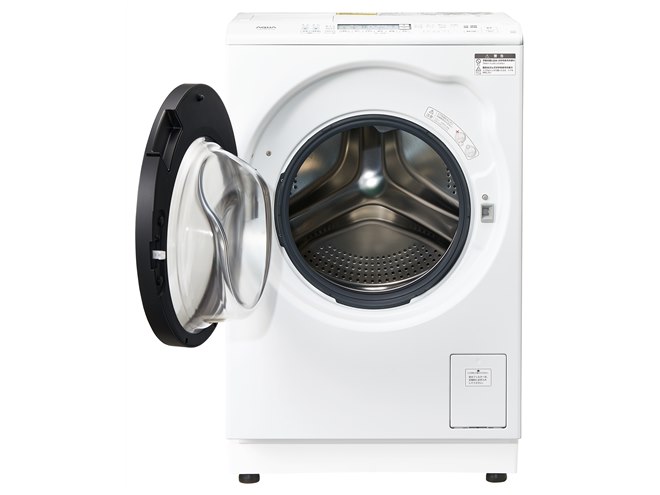 AQUA、奥行スリム化やスクエアデザインを採用したドラム式洗濯乾燥機