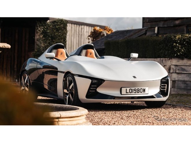 重量895kgの軽量電動スポーツ「スピードスター」、スケッチから実車化