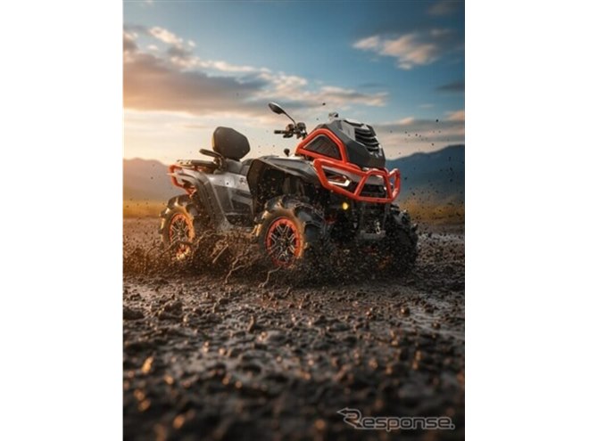 セグウェイが4輪バギー発表！ 97馬力の高性能ATV「AT10 W MUD」…EICMA