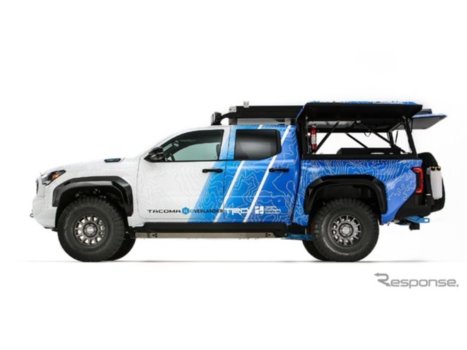 トヨタが547馬力のオフロード冒険モデル提案、『タコマ』に『ミライ