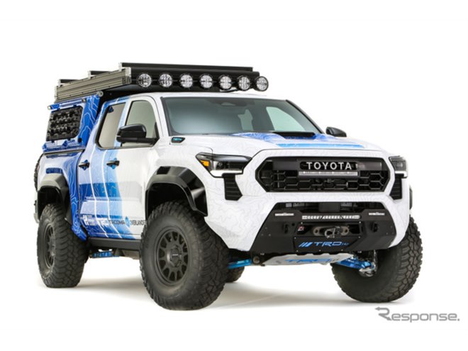 トヨタが547馬力のオフロード冒険モデル提案、『タコマ』に『ミライ