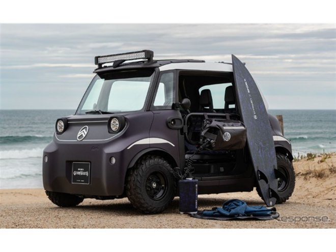 シトロエンの超小型EV『アミ』、サーファー向け「Rip Curl Vision
