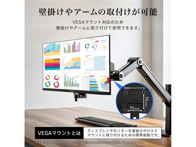 MAXZEN、広視野角でスピーカー内蔵の21.5型/23.8型/27型フルHD
