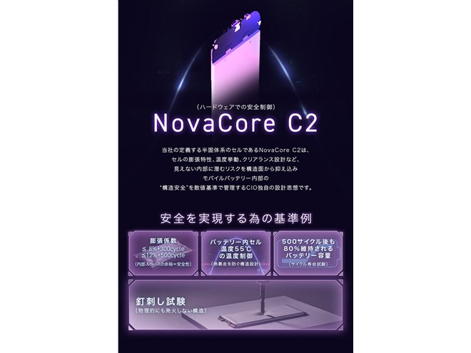 CIO、半固体系セル採用の薄型Qi2モバイルバッテリー「SMARTCOBY SLIM