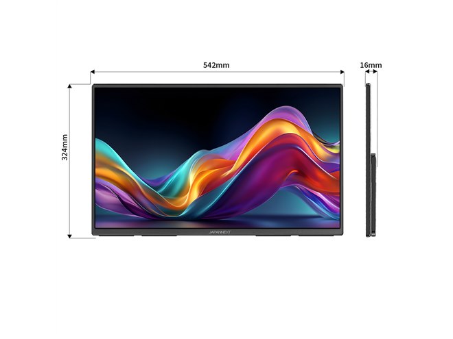 JAPANNEXT、開閉式スタンドで自立する23.8型4Kモバイルモニター「JN-MD