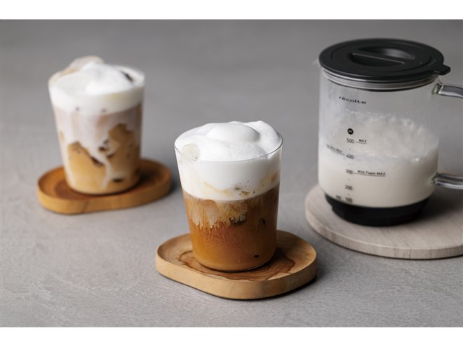 レコルト、6種類のドリンクを作れる「ホットチョコ＆ミルクフォーマー