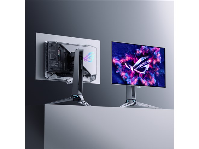 ASUS、540Hz対応のタンデムOLEDを搭載した26.5型QHDゲーミングモニター