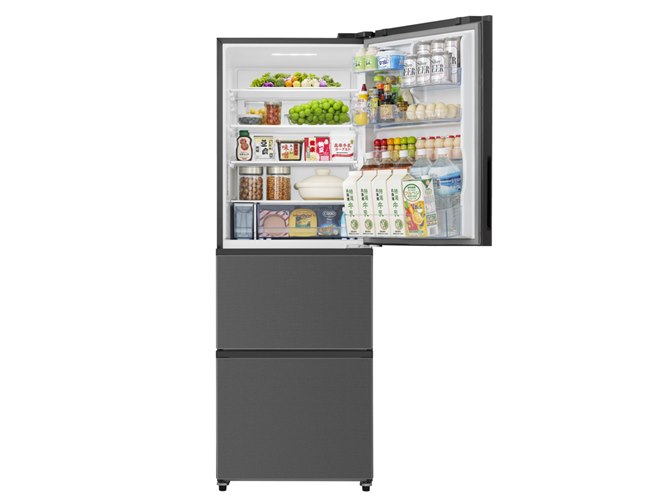 ハイセンス、微氷結とHI-NANO搭載で鮮度と清潔性を追求した358Lの3ドア