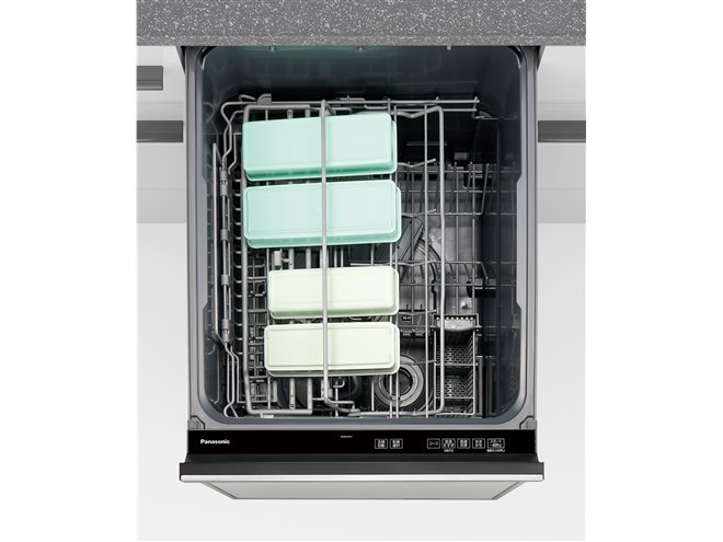 パナソニック、予洗い不要で最短約15分で洗浄するビルトイン食洗器「A1