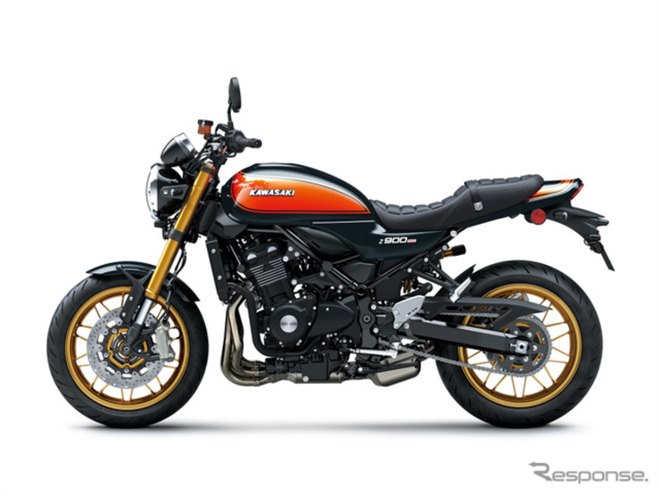 火の玉グラフィック採用！ アライとカワサキがコラボ、『Z900RS SE