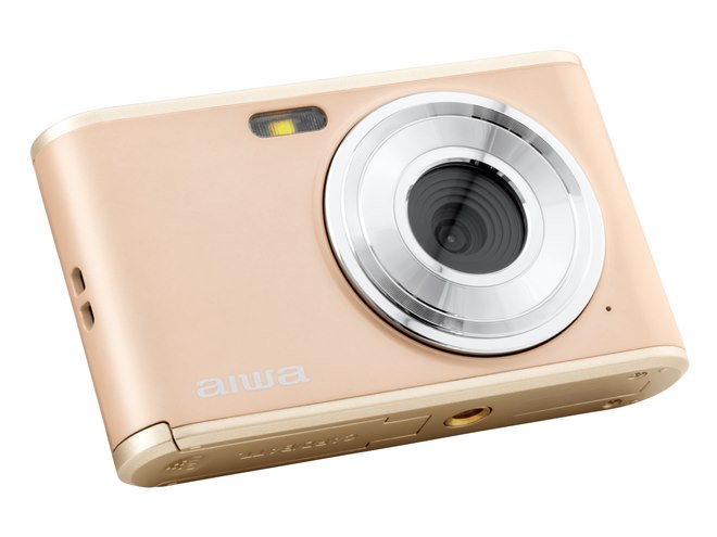 aiwa、14,800円のコンデジ「cam DCB」に新色ライトブロンズを追加