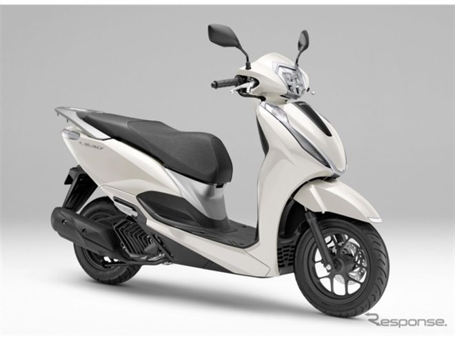ホンダ『リード125』、キャンディーラスターレッドとバニラホワイトを