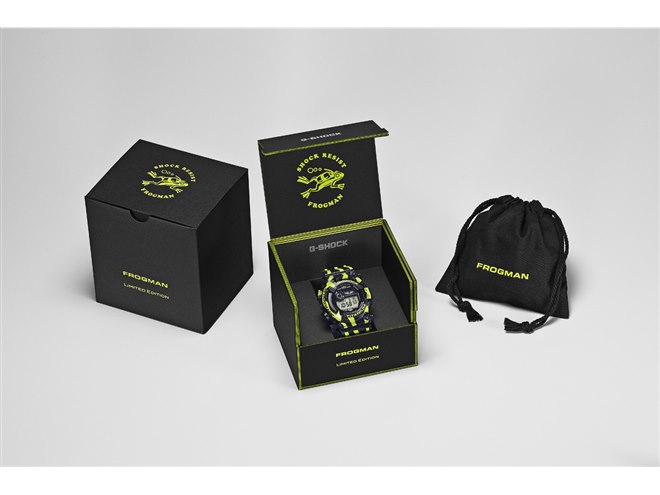 カシオ「G-SHOCK」、ミスジヤドクガエルをモチーフにしたダイバーズ