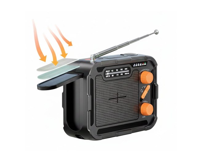 HIDISC、手回し/ソーラー/USB充電対応の防災・非常時向け「多機能