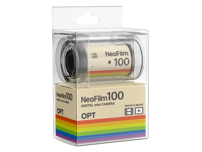 5,940円、クラシックなフィルム型デジタルカメラ「OPT100 Neo Film