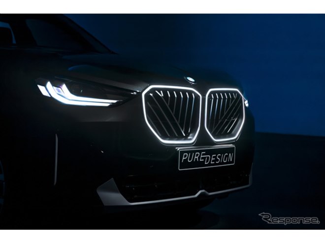 BMW『X3』に入門仕様「20ピュアデザイン」、光るキドニーグリル標準