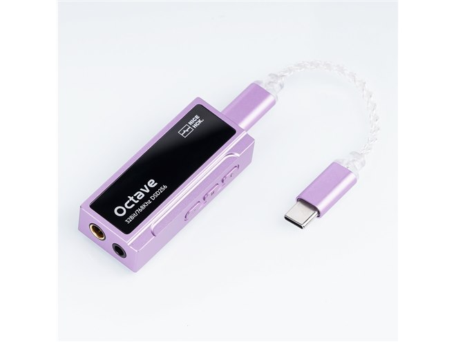 NICEHCK、最大32bit/768kHzのハイレゾ対応ポータブルDAC「Octave