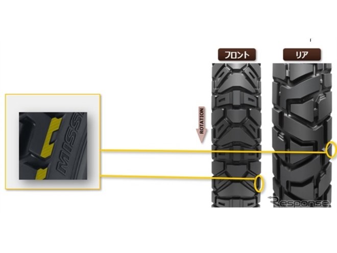 ハイロードマックス【新品未使用！】※最新値下げ ダンロップ、重量級アドベンチャーバイク向けタイヤ「TRAILMAX MISSION