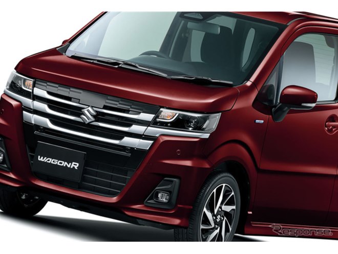 取りに来られる方限定!　クラシックレッドワゴンです! スズキ『ワゴンR』が全車「カスタムZ」デザインに統一、安全＆快適装備