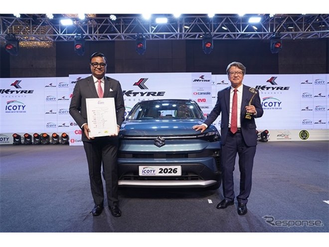 スズキの新型SUV『ビクトリス』、インド・カー・オブ・ザ・イヤー2026