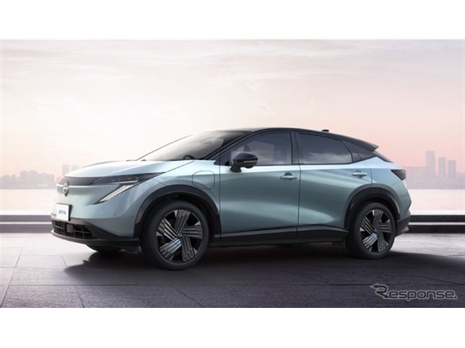 日産『アリア』に改良新型、フロント刷新しGoogleやV2L機能を新採用
