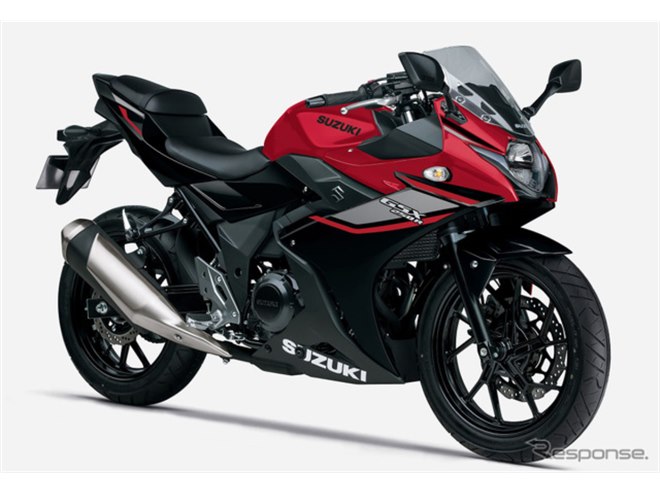 スズキの人気スポーツバイク『GSX250R』がカラー変更、“赤メタ”に注目