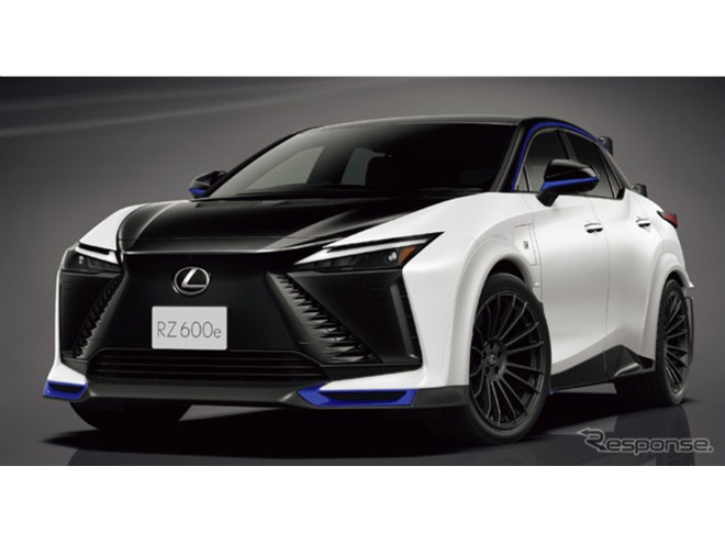 レクサス『RZ』にド迫力の426馬力仕様！「F SPORT パフォーマンス