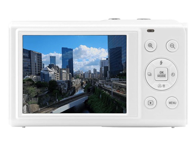 10,800円、自撮りに便利な1.5型フロント液晶を搭載したコンデジ「aiwa