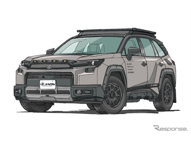 JAOS、2つのブースで新型トヨタ『RAV4』など7台を展示！ バハ1000完走