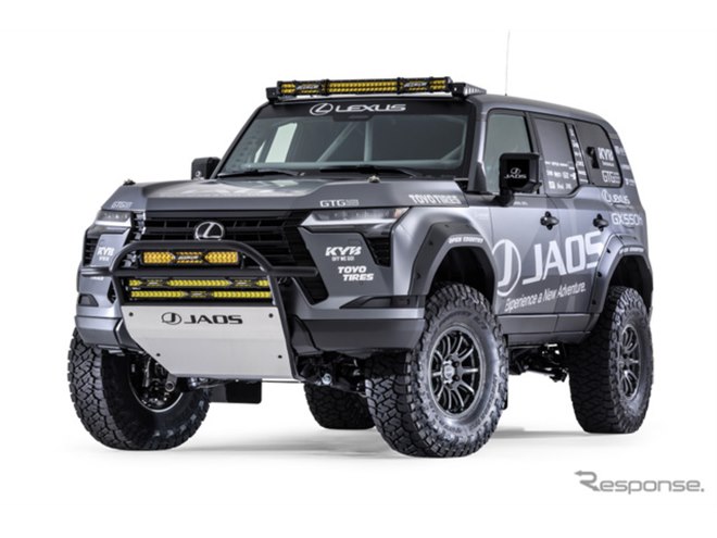 JAOS、2つのブースで新型トヨタ『RAV4』など7台を展示！ バハ1000完走