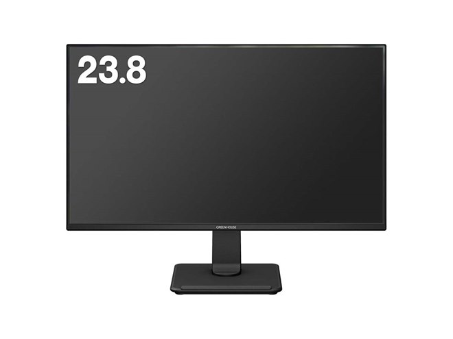 グリーンハウス、USB Type-C 65W給電対応で100Hz駆動の23.8型液晶