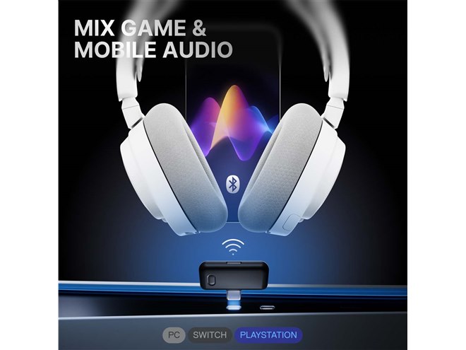 SteelSeries、50時間駆動＆アプリ連携が可能になったヘッドセット