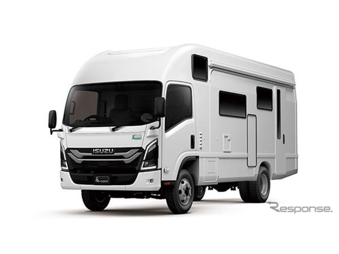 いすゞがキャンピングカー専用シャシーにワイドキャブロング追加 いすゞがキャンピングカー専用シャシーにワイドキャブロング追加