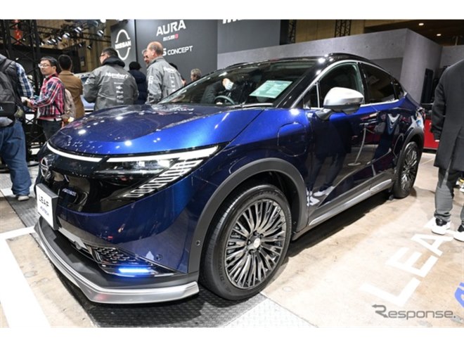 日産『リーフ AUTECH』が登場、「茅ヶ崎の海」モチーフのアイテムを